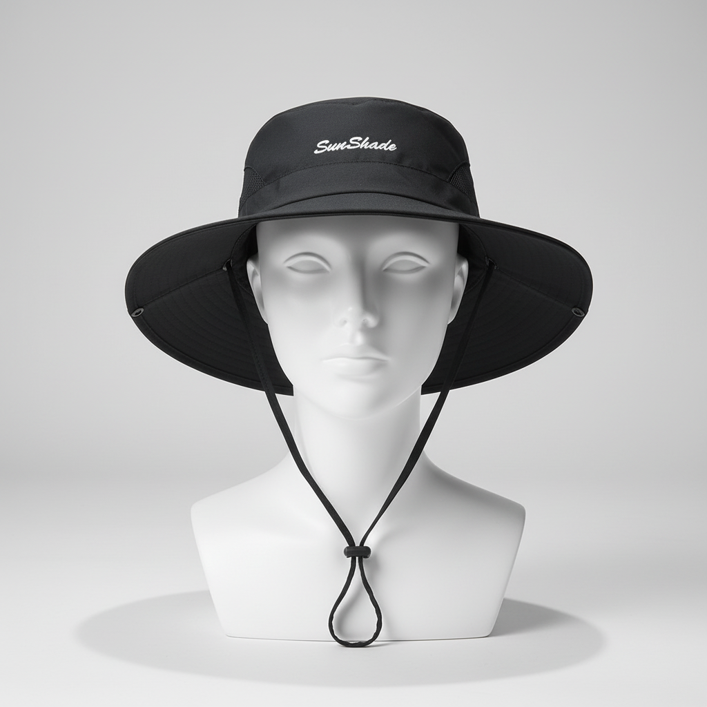Chapeau de randonnée femme | Anti-UV léger large bord ajustable
