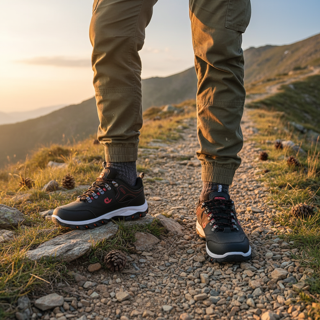 Chaussures de randonnée homme | Légères basse antidérapantes amorties