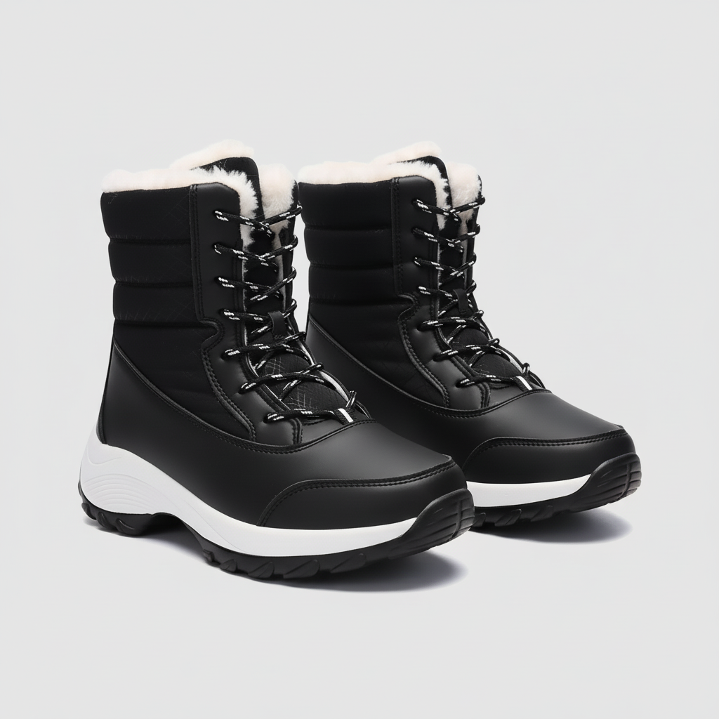 Chaussures de randonnée femme | Montantes hiver polaire antidérapantes