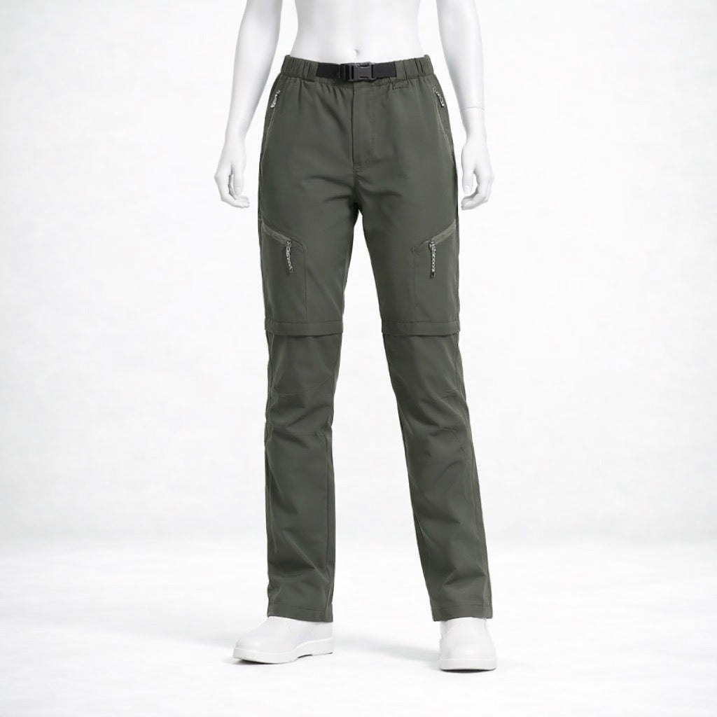 Pantalon de randonnée femme | Convertible imperméable léger respirant