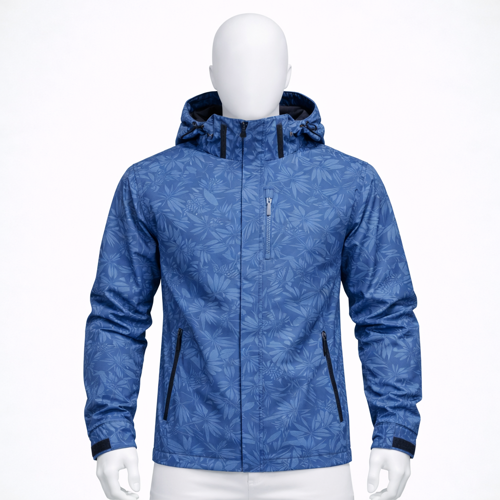 Veste de randonnée homme | Imperméable coupe-vent légère à capuche