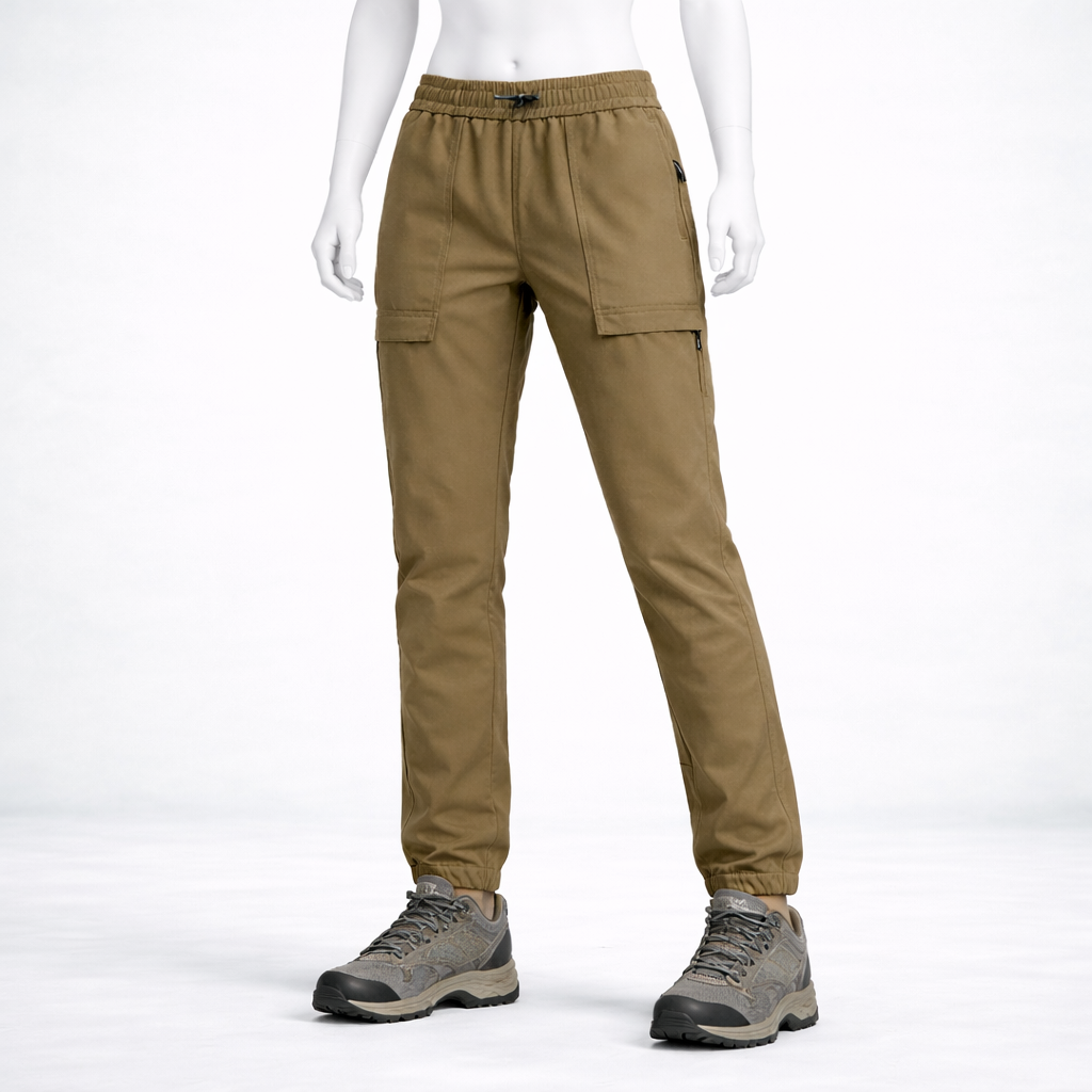 Pantalon de randonnée femme | Imperméable thermique doublure polaire