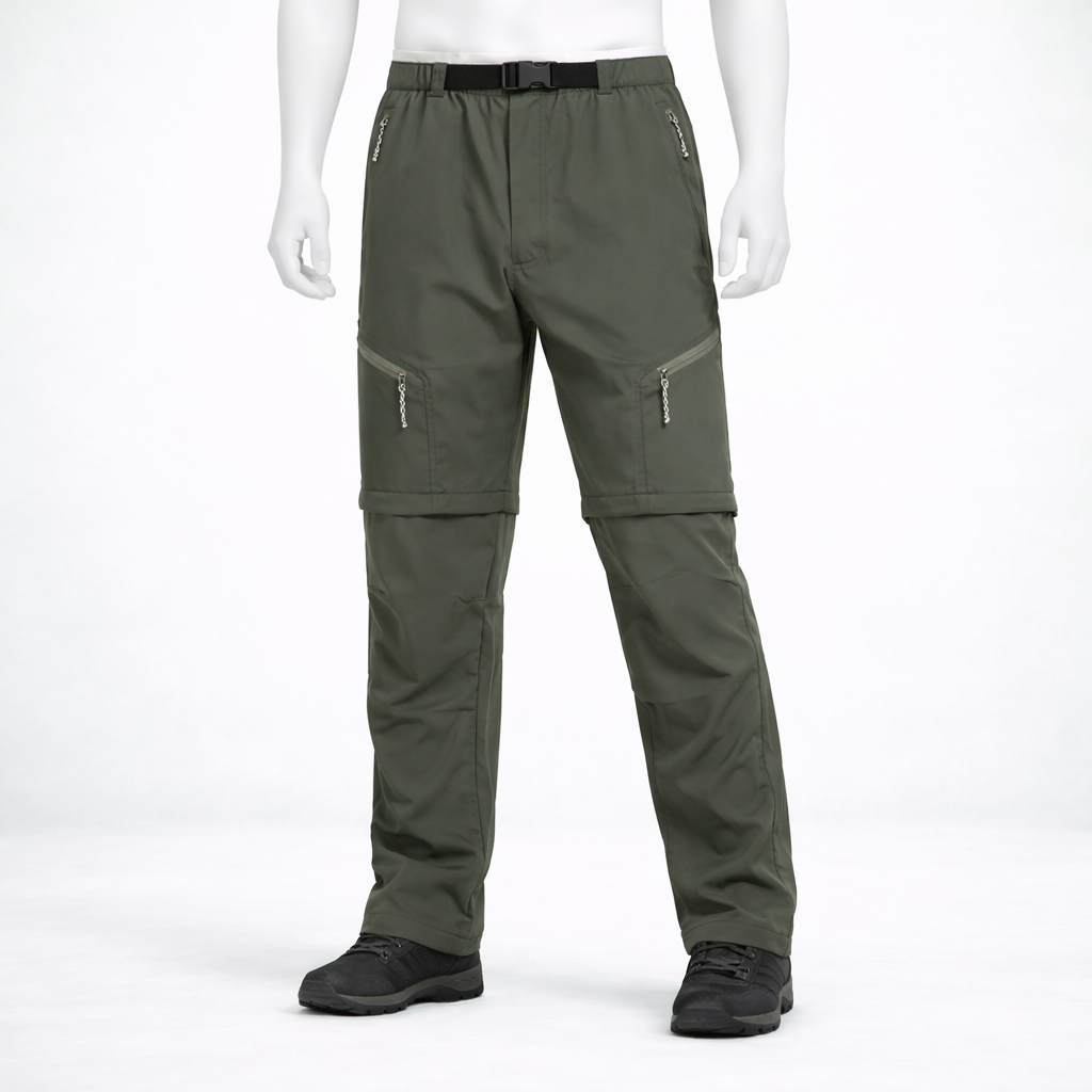 Pantalon de randonnée homme | Convertible zip respirant séchage rapide