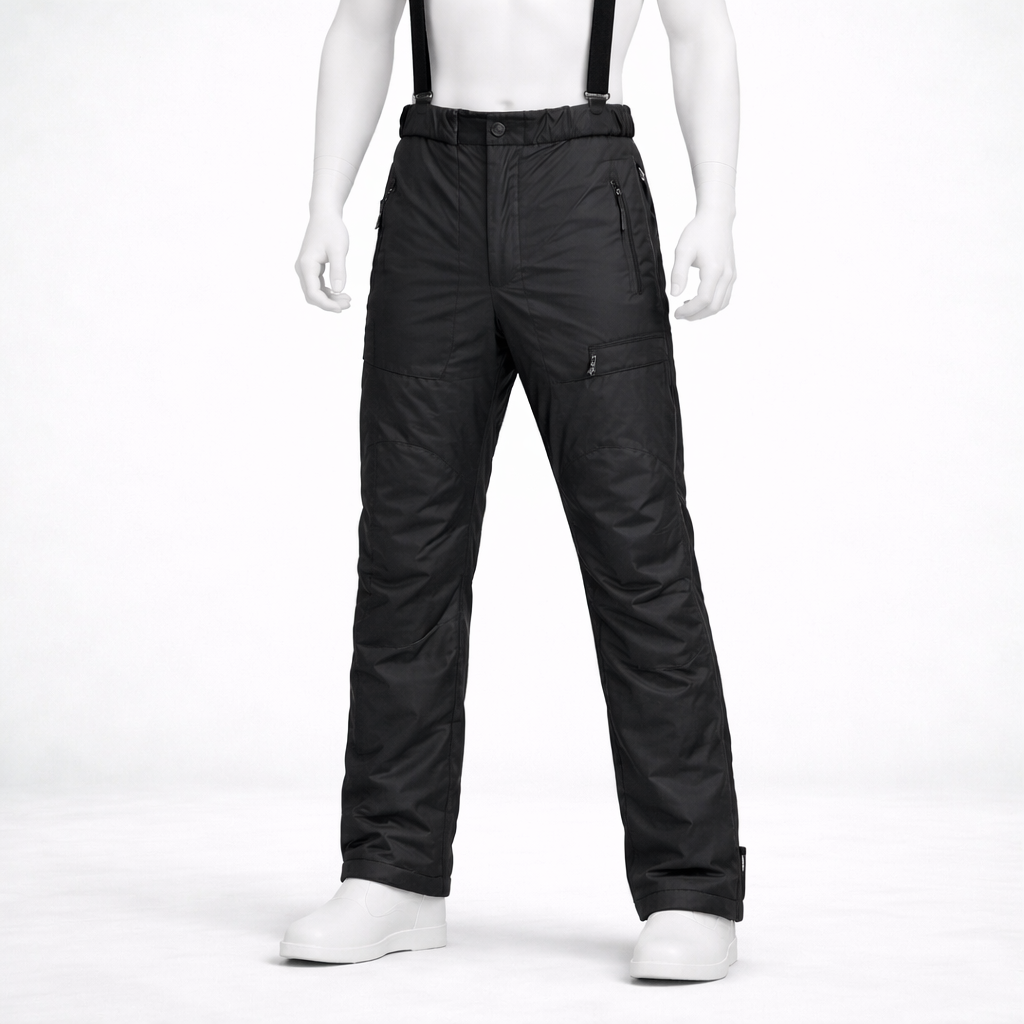 Pantalon de randonnée homme | Imperméable respirant bretelles ajustables