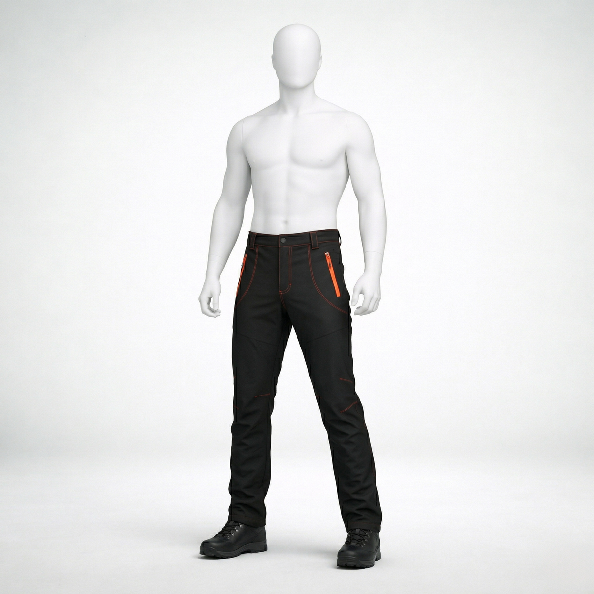 Pantalon de randonnée homme | Imperméable molletonné thermique