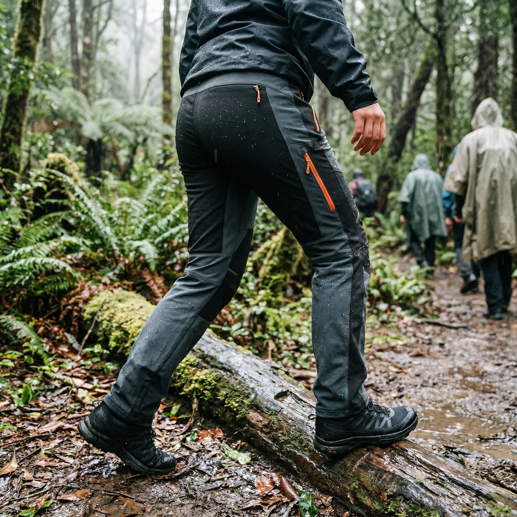 Pantalon de randonnée homme | Imperméable molletonné thermique