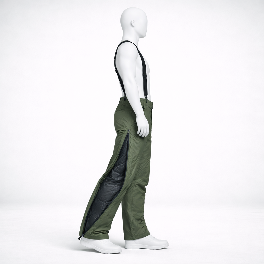 Pantalon de randonnée homme | Imperméable respirant bretelles ajustables