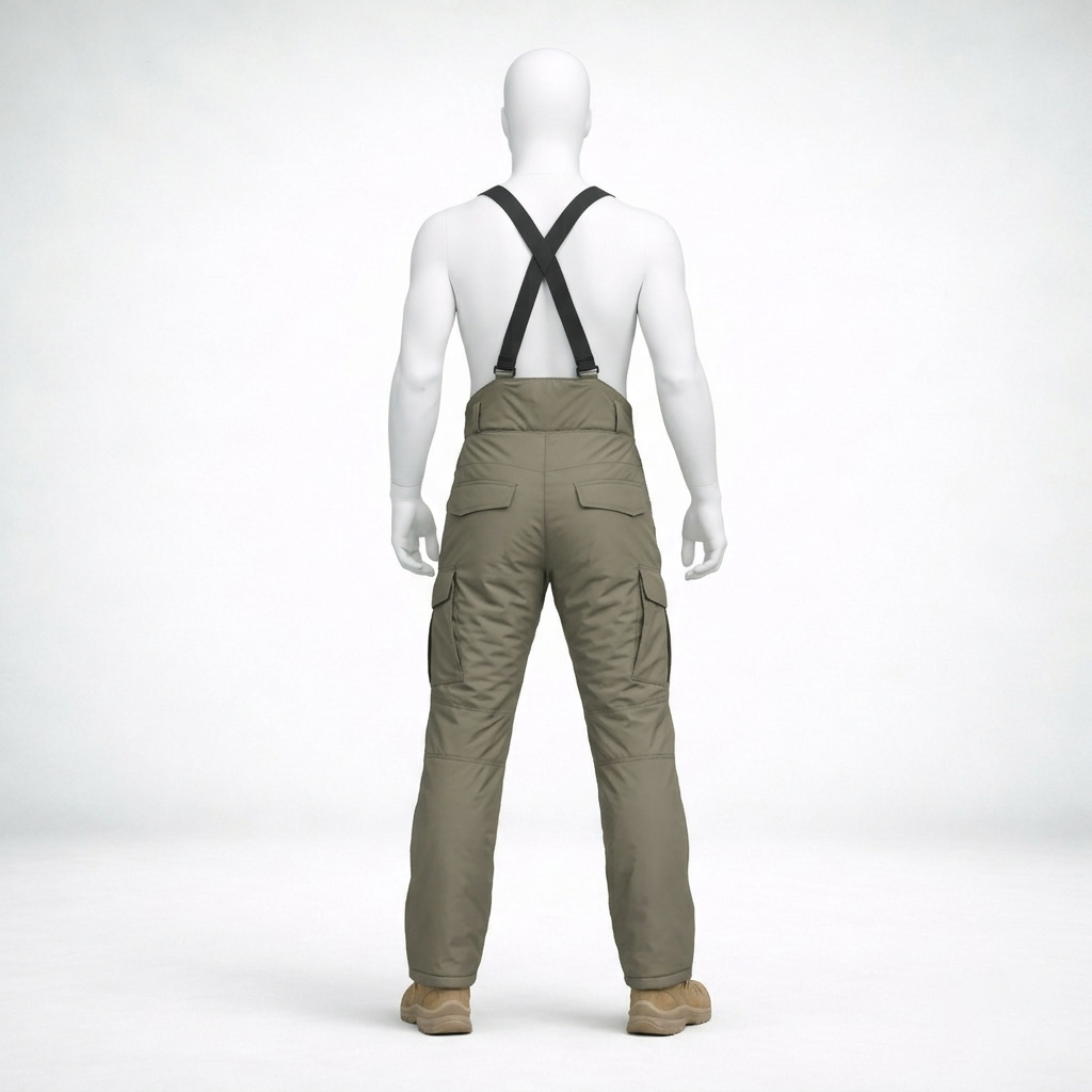 Pantalon de randonnée homme | Imperméable respirant bretelles ajustables