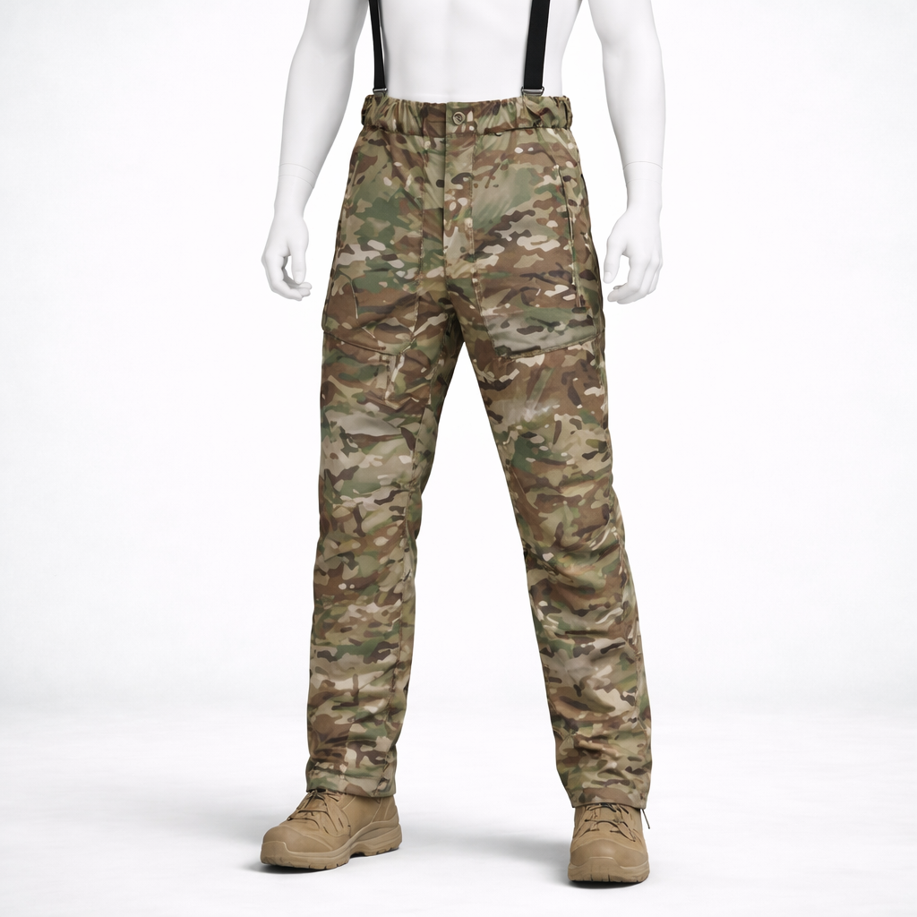 Pantalon de randonnée homme | Imperméable respirant bretelles ajustables