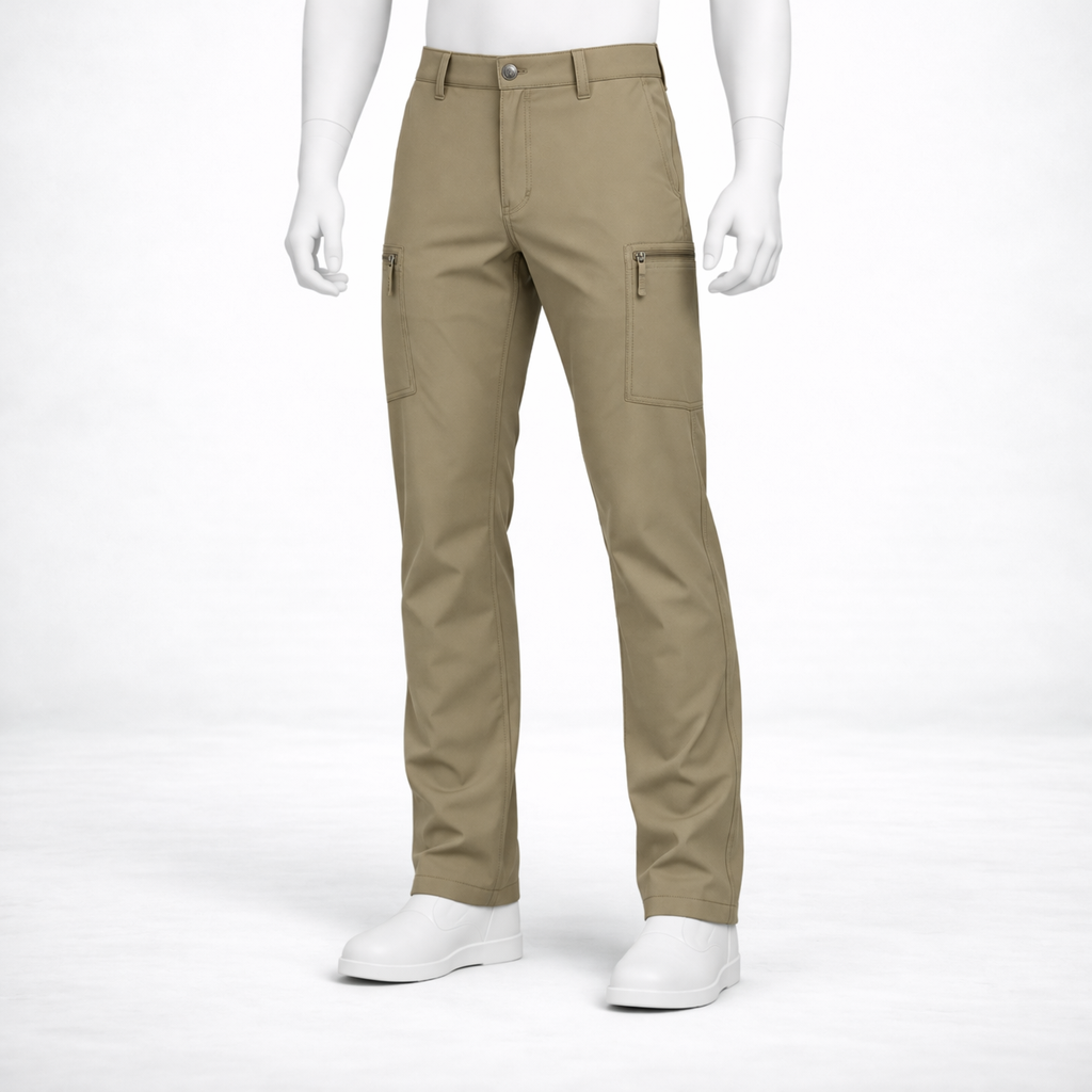 Pantalon de randonnée homme | Imperméable stretch 5 poches zippées