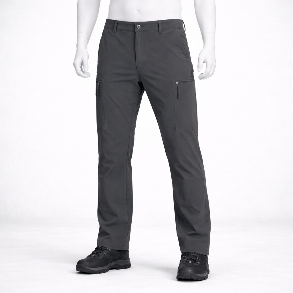 Pantalon de randonnée homme | Imperméable stretch 5 poches zippées