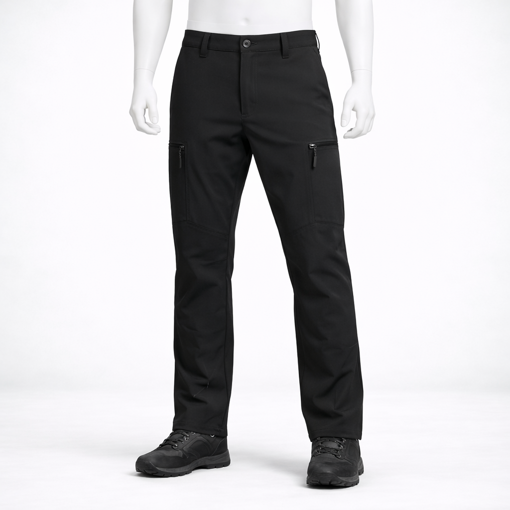 Pantalon de randonnée homme | Imperméable stretch 5 poches zippées
