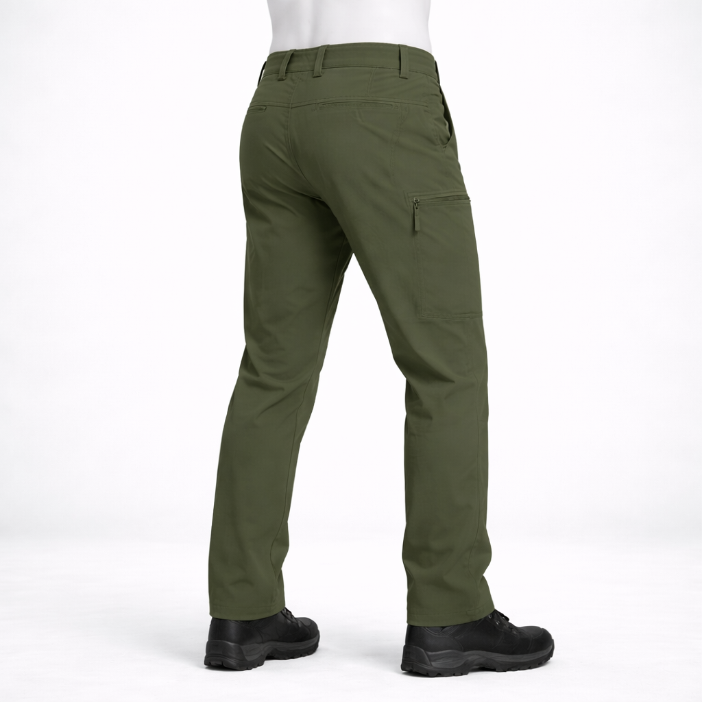 Pantalon de randonnée homme | Imperméable stretch 5 poches zippées
