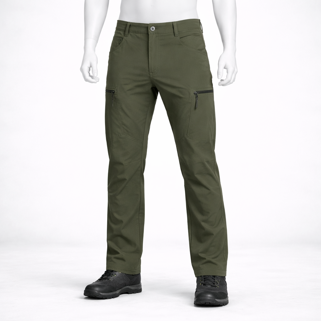 Pantalon de randonnée homme | Imperméable stretch 5 poches zippées