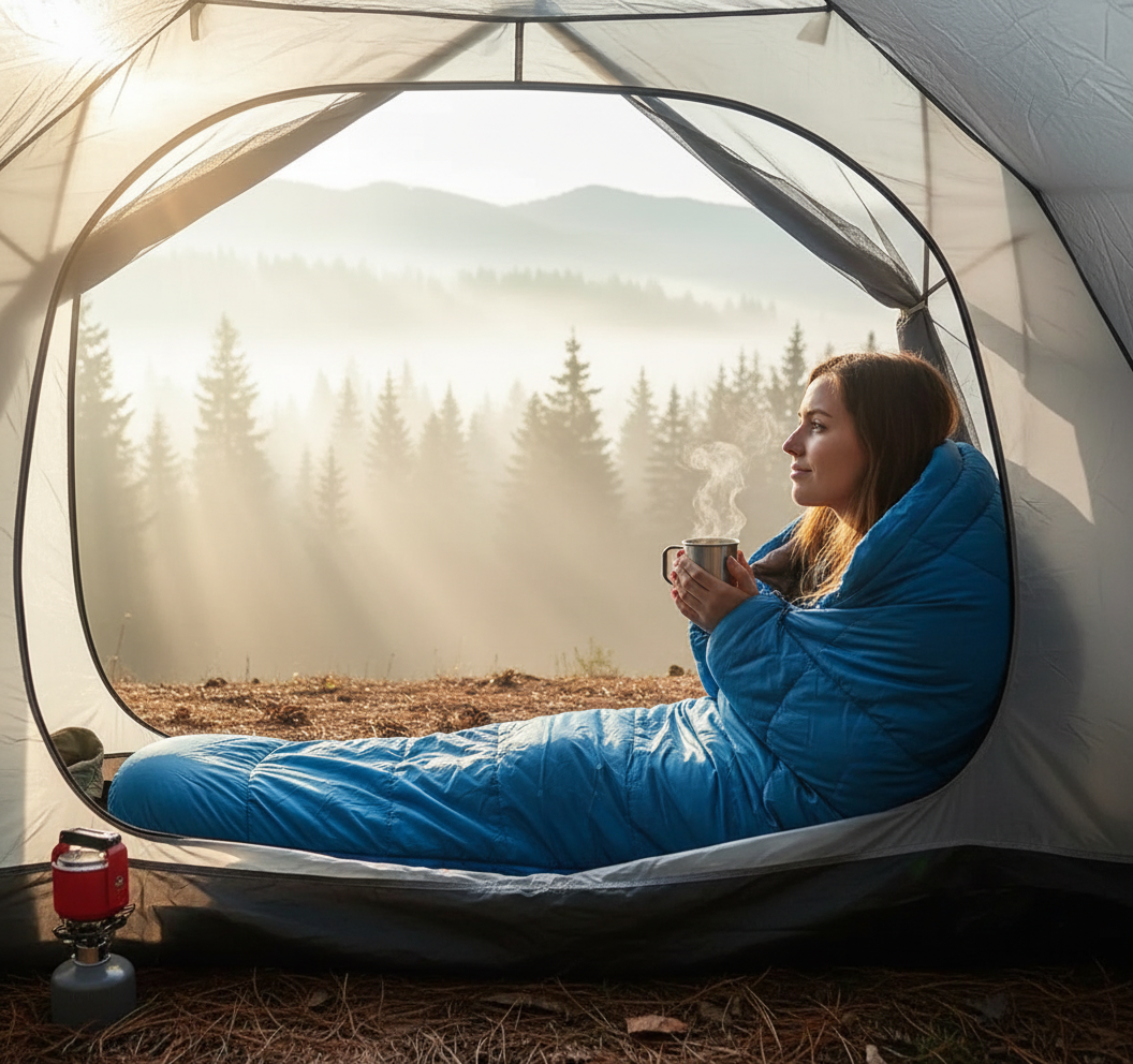 Sac de couchage | 10°C 900g duvet momie 3 saisons