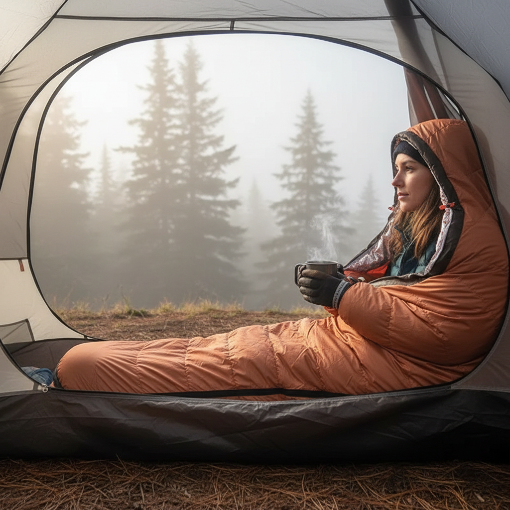 Sac de couchage | 5-15°C momie capuche ultraléger 180g