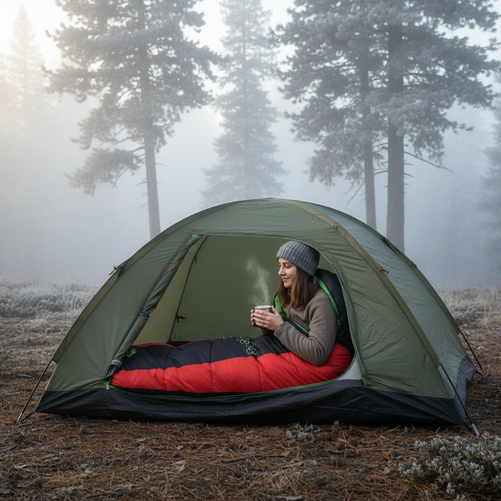 Sac de couchage | Momie duvet -15°C capuche isolation thermique
