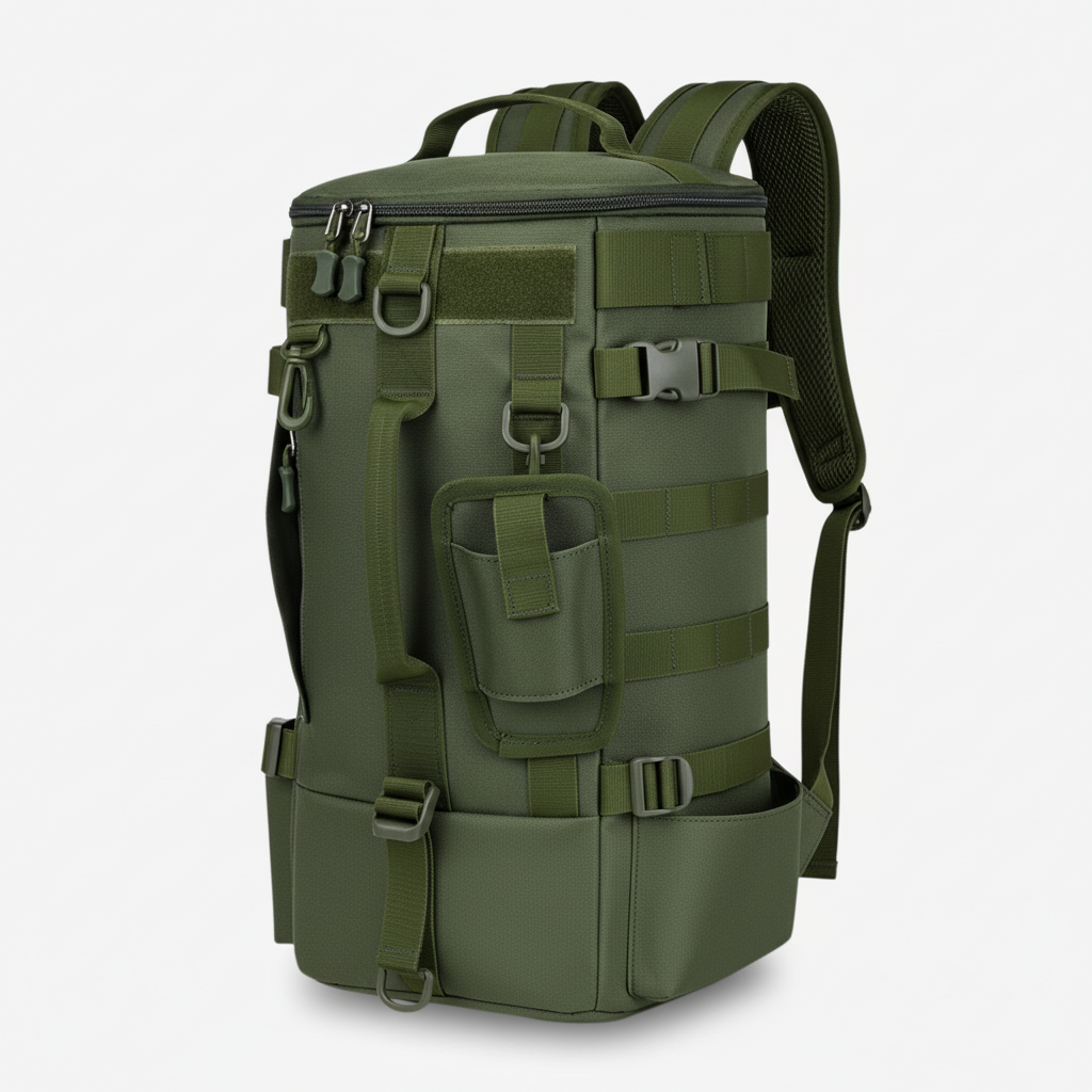 Sac à dos de randonnée | Pêche MOLLE nylon multifonction porte canne