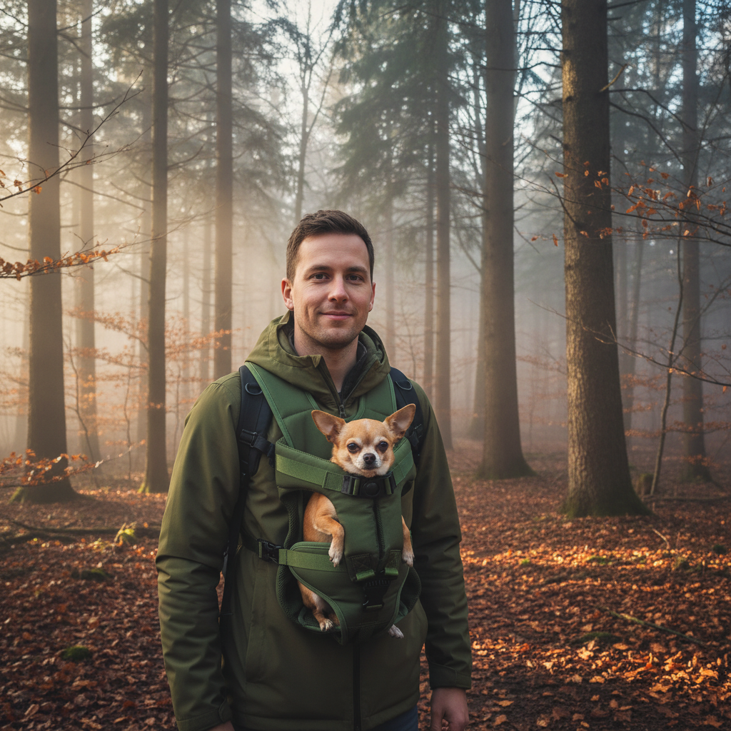 Sac à dos de randonnée | Transport chien chat respirant mains libres