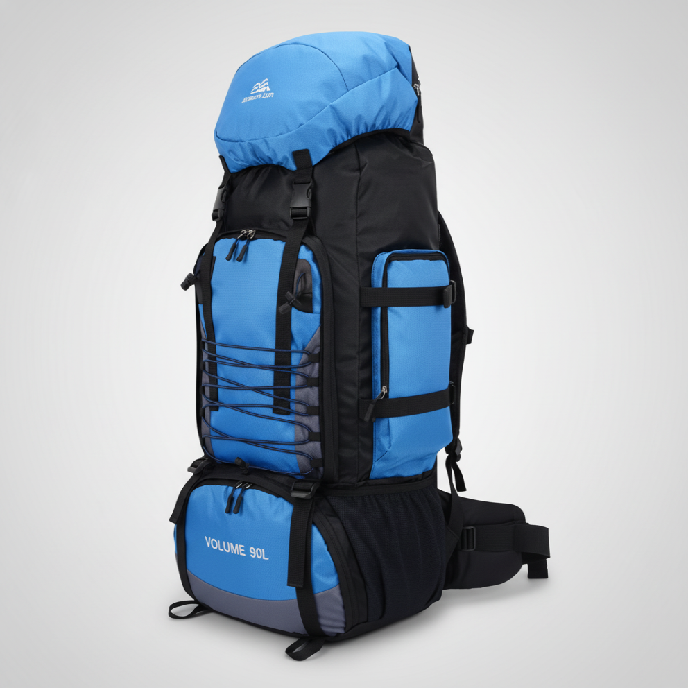 Sac à dos de randonnée | 90L nylon résistant dos renforcé