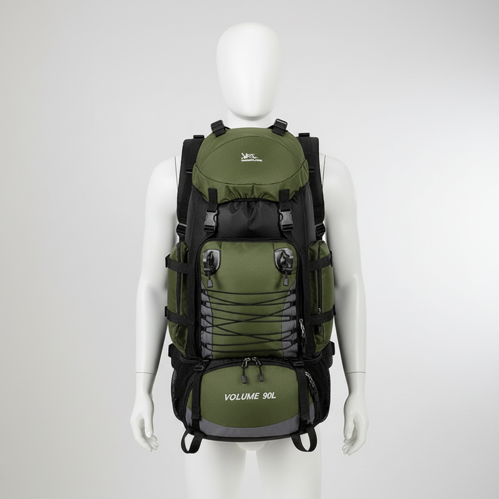 Sac à dos de randonnée | 90L nylon résistant dos renforcé