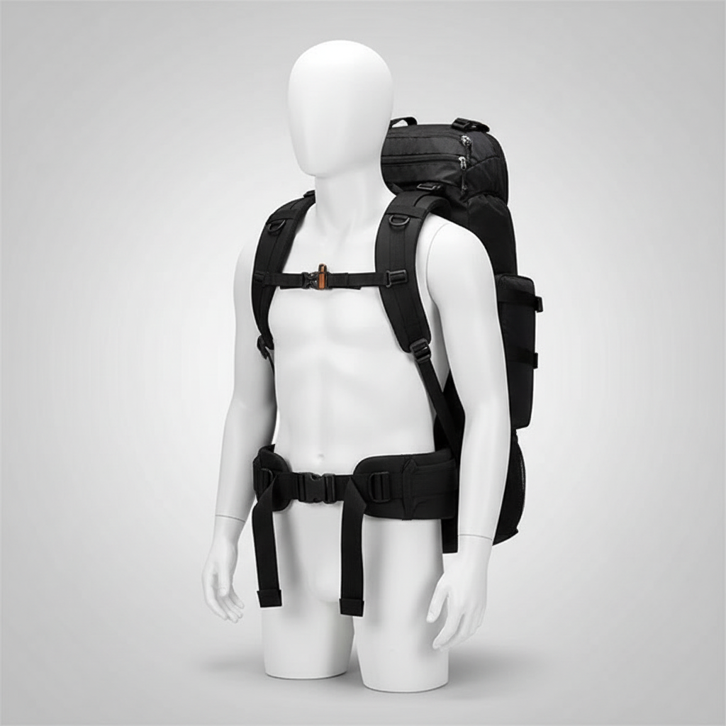 Sac à dos de randonnée | 90L nylon résistant dos renforcé
