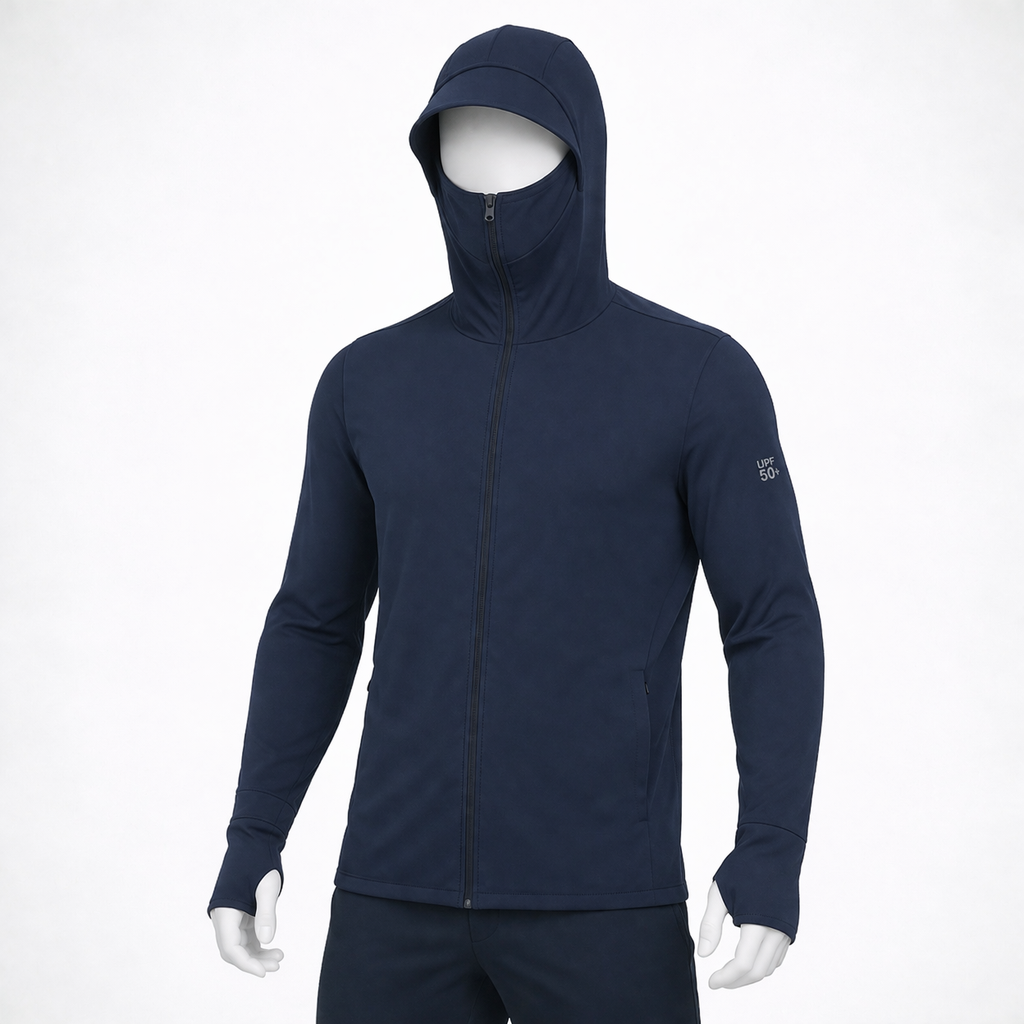 Veste de randonnée homme | Imperméable anti-UV légère capuche