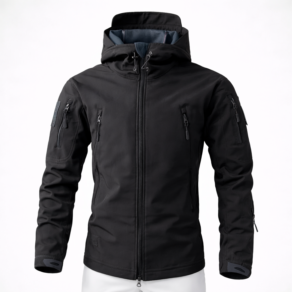 Veste de randonnée homme | Softshell coupe-vent imperméable capuche