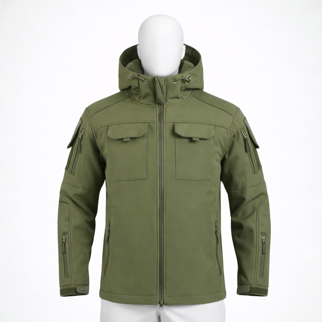 Veste de randonnée homme | Softshell imperméable coupe-vent capuche