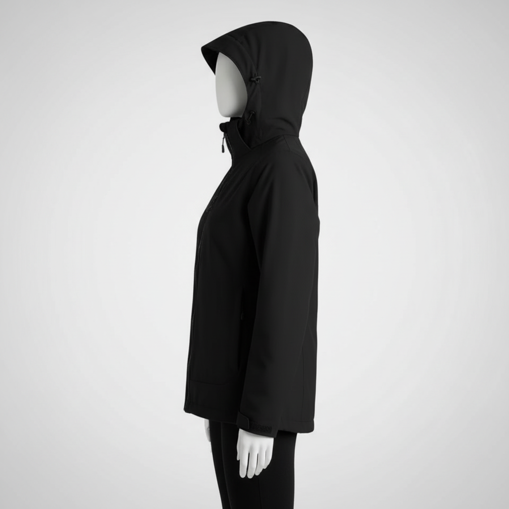 Veste de randonnée femme | Imperméable thermique coupe-vent respirante