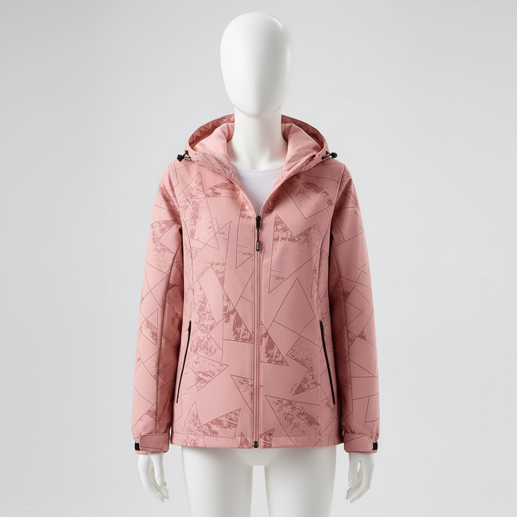 Veste de randonnée femme | Imperméable légère respirante capuche