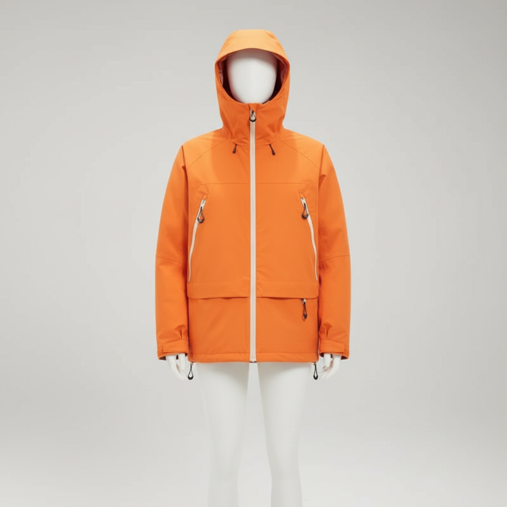 Veste de randonnée femme | Imperméable coupe-vent capuche légère