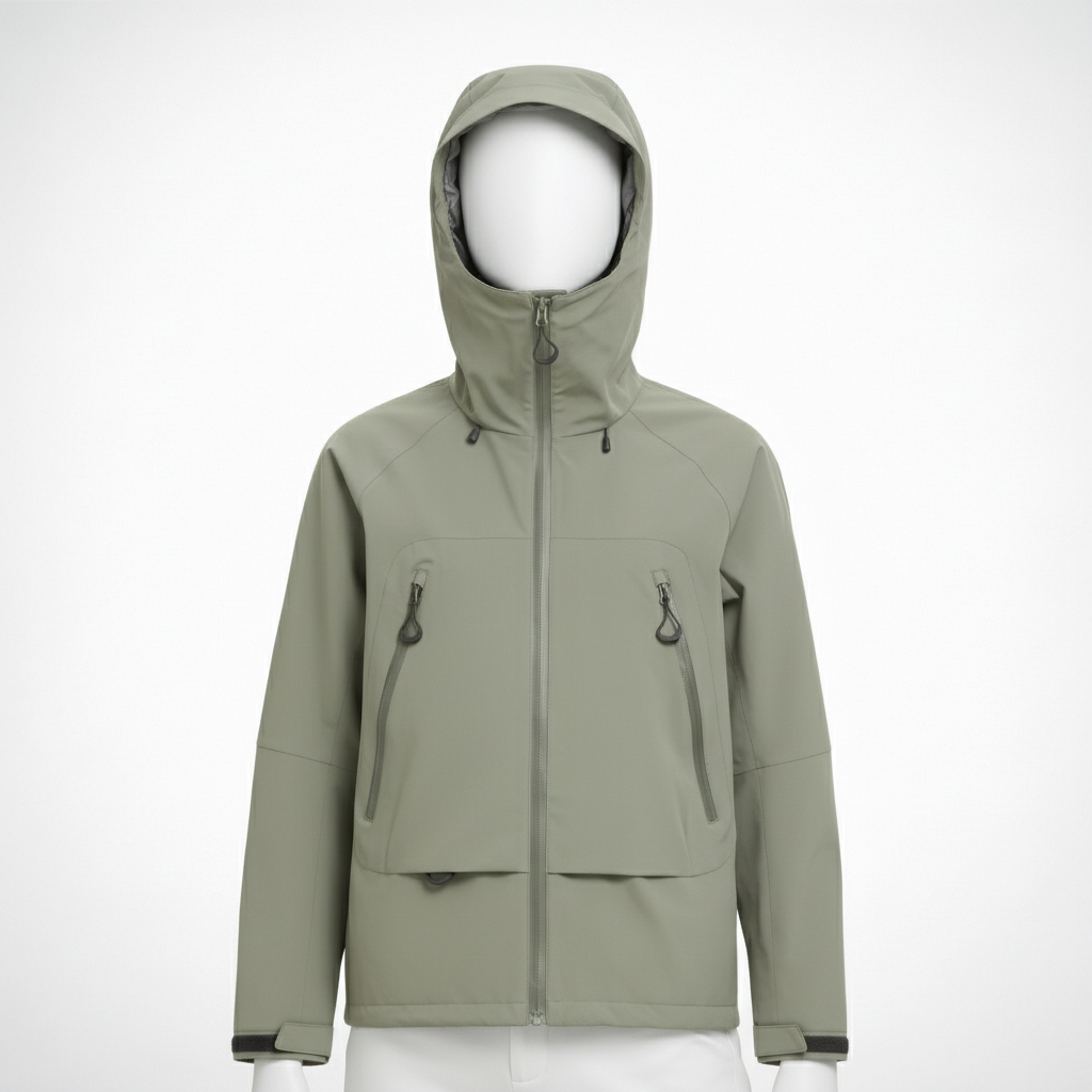 Veste de randonnée femme | Imperméable coupe-vent capuche légère
