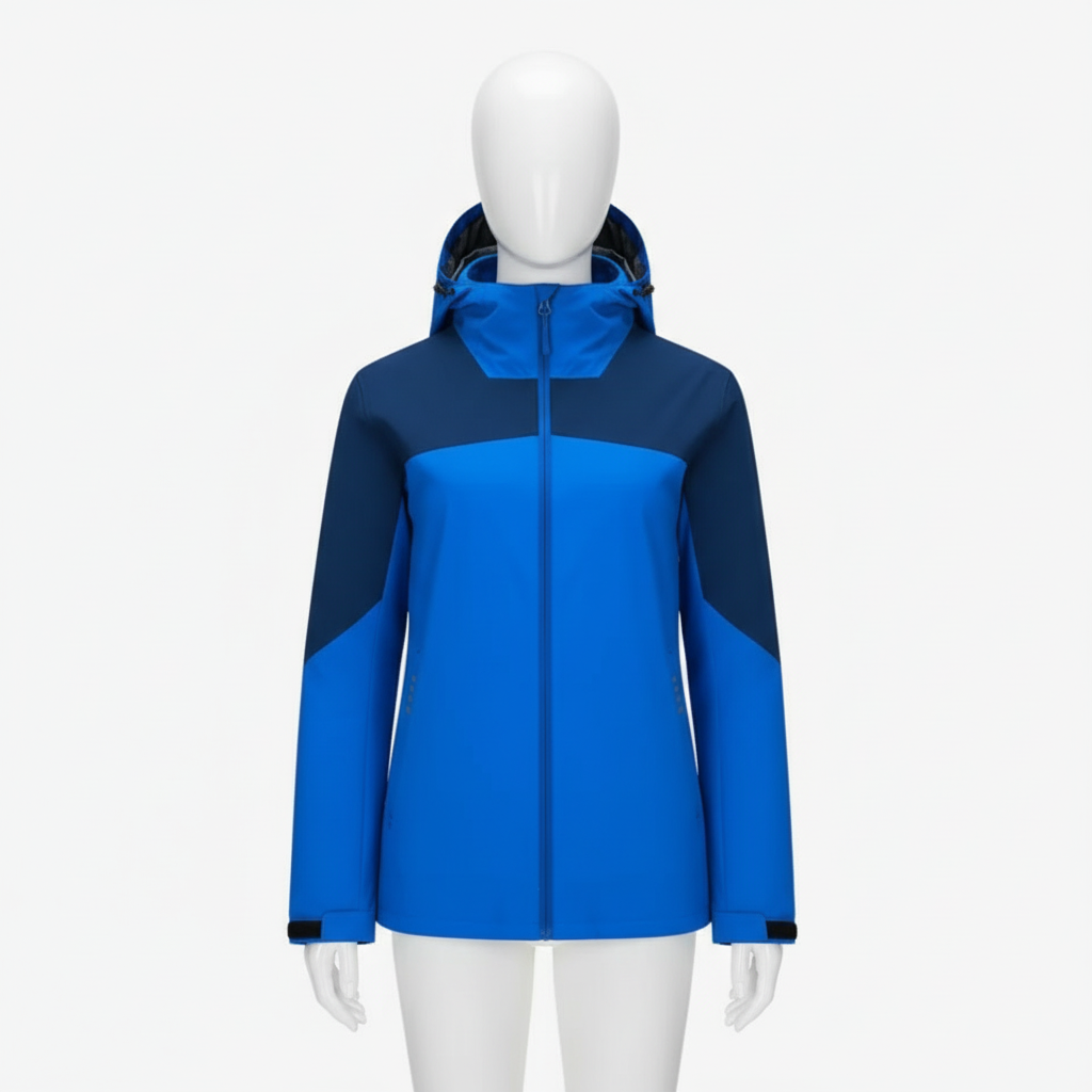 Veste de randonnée femme | 3en1 imperméable polaire amovible capuche