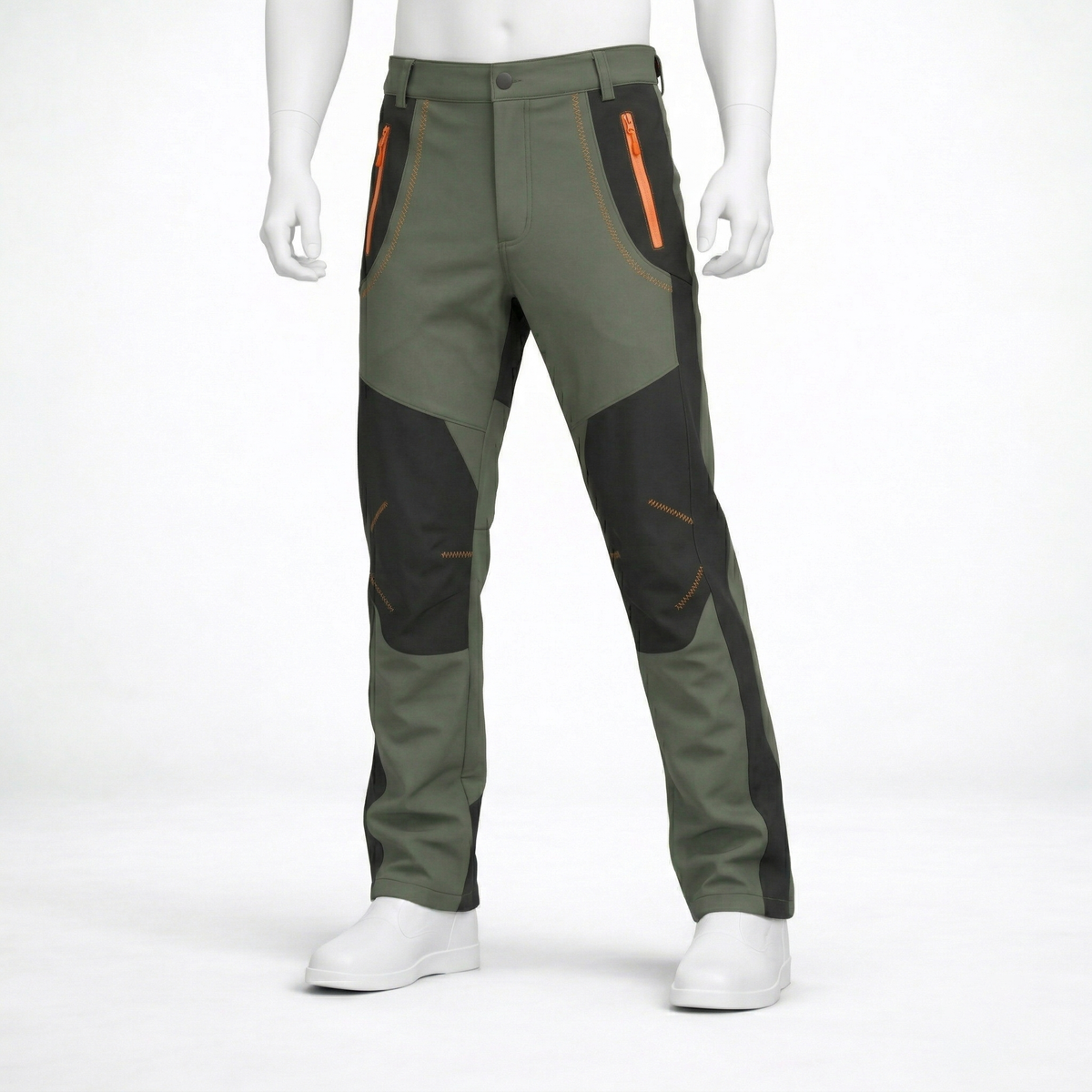 Pantalon de randonnée homme | Imperméable molletonné thermique
