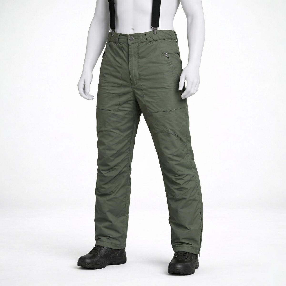 Pantalon de randonnée homme | Imperméable respirant bretelles ajustables