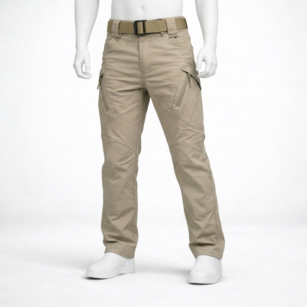 Pantalon de randonnée homme | Cargo imperméable respirant multi poches