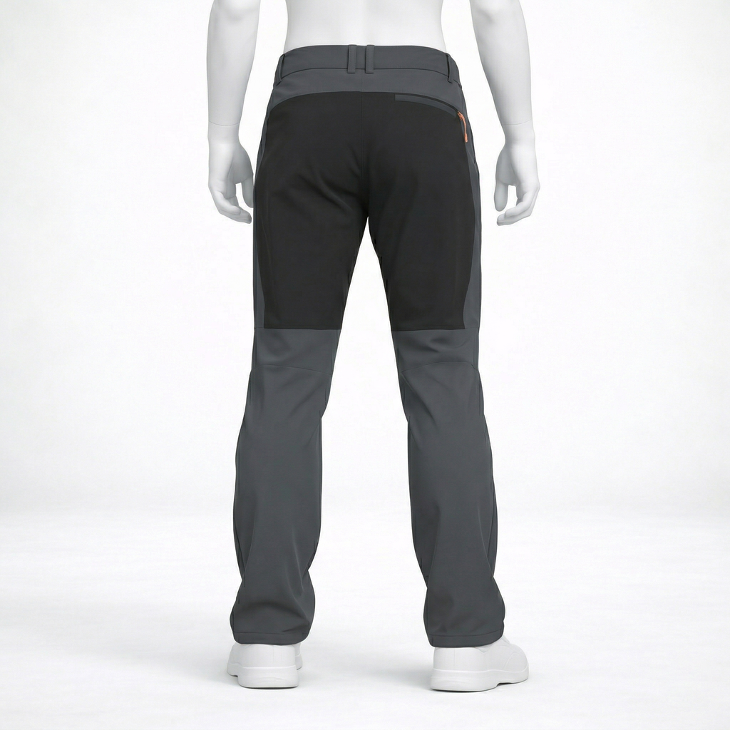 Pantalon de randonnée homme | Imperméable molletonné thermique