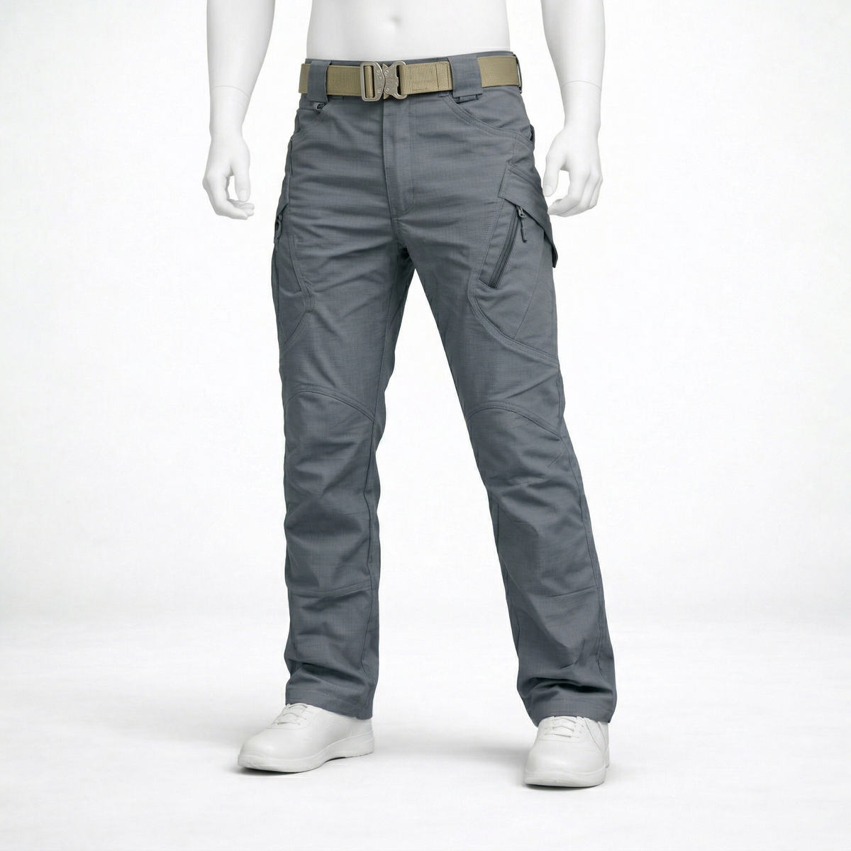 Pantalon de randonnée homme | Cargo imperméable respirant multi poches