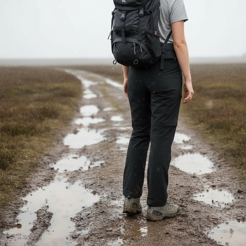 Pantalon de randonnée femme | Convertible imperméable léger respirant